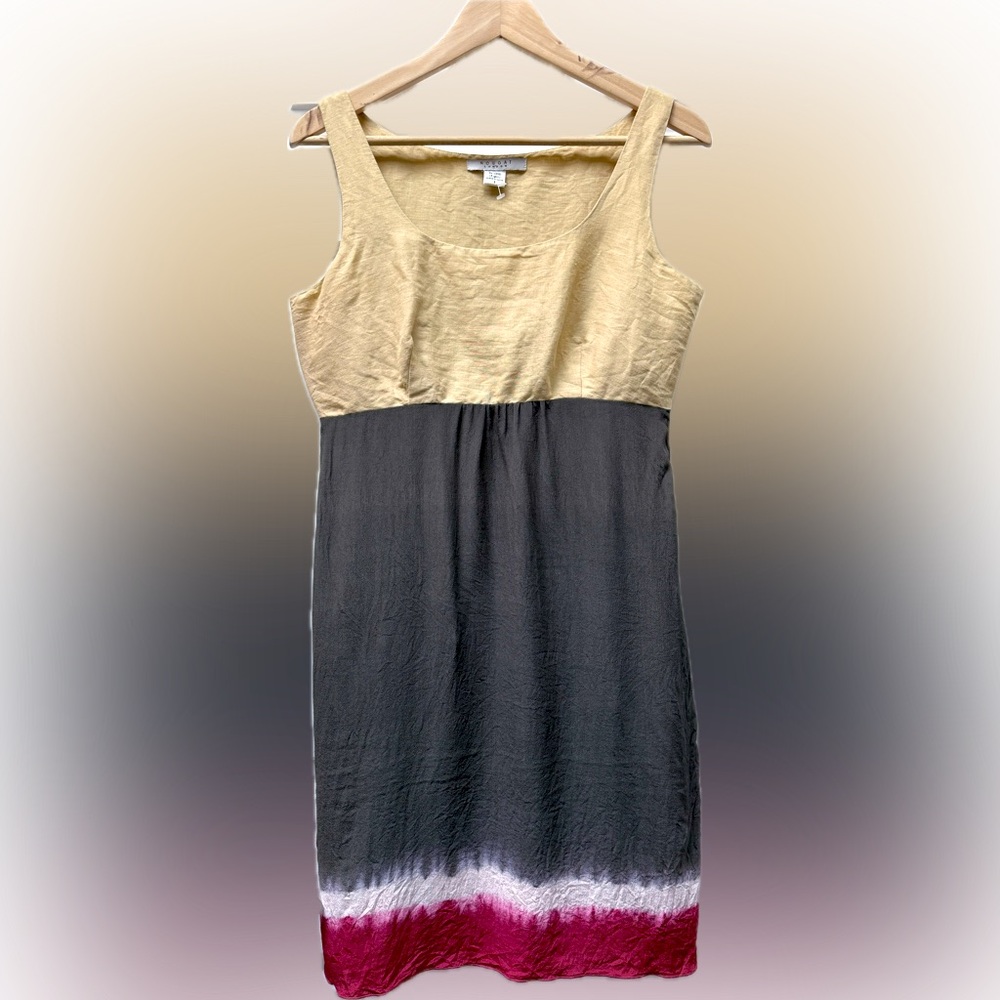 💯 Silk Skirt, Linen/Cotton Bodice
